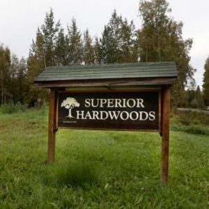 Superior Hardwoods sign