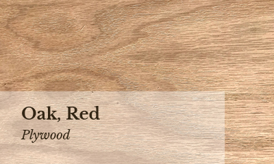 Oak, Red plywood sample photo