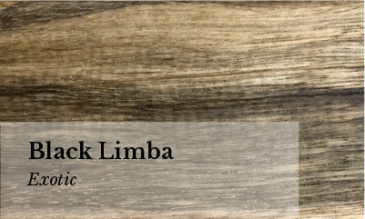Black Limba Wood sample photo