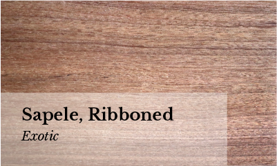 Ribboned Sapele Wood sample photo